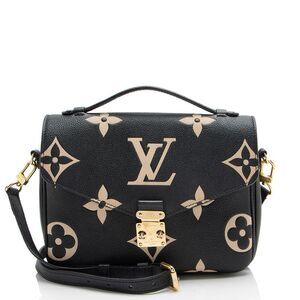 Louis Vuitton Black and Tan Monogram Crossbody